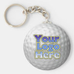 Logo Golf Ball Key Chain