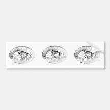 logo X 3 Bumper Sticker