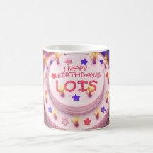 Lois's Birthday Cake Mug