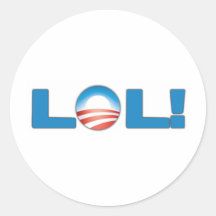 LOL Anti Obama Sticker