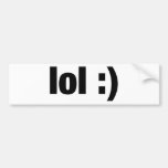 lol bumper sticker
