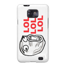 lol face meme humour rofl omg omfg galaxy s2 case