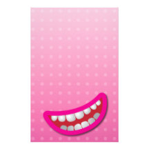 LOL laughing mouth with teeth cute! Stationery