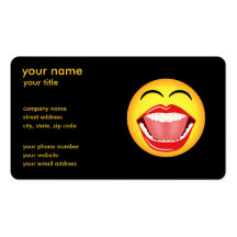 LOL Smiley Face Business Cards