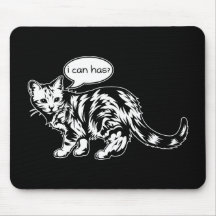 lolcat - i can has? mouse pad