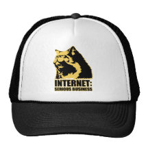 lolcat the internet is serious business mesh hats