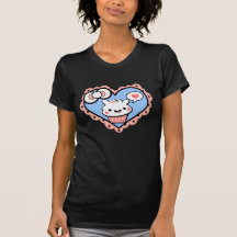 Lolita Heart Cupcake Bun Tshirts
