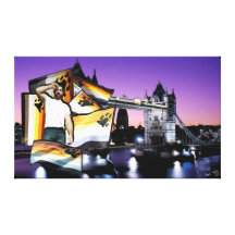 London Bear Pride on Canvas (No 1) Canvas Prints