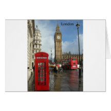 London Big Ben Phone box (by St.K) Cards
