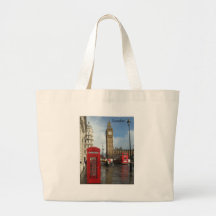 London Big Ben Phone box (by St.K) Tote Bag