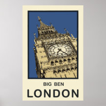 London Big Ben Posters