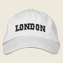 London Cap embroidered hats