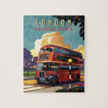 London double decker bus jigsaw puzzle
