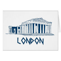 London, Greece Greeting Card