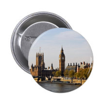 London Panorama Pinback Button