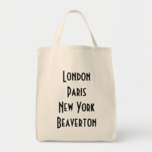 London Paris New York Beaverton Bags