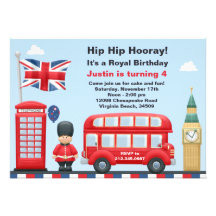 London Party Invitation