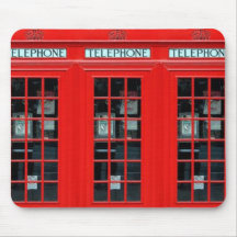 London Phone Booth Mouse Pad