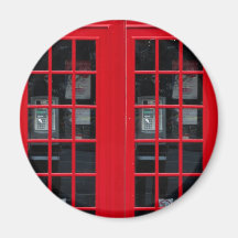 LONDON PHONE BOOTH REFRIGERATOR MAGNETS
