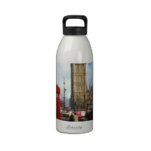 London Phone box & Big Ben (St.K) Drinking Bottle