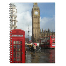 London Phone box & Big Ben (St.K) Notebook