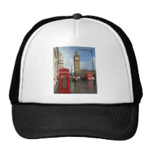 London Phone box & Big Ben (St.K) Trucker Hats