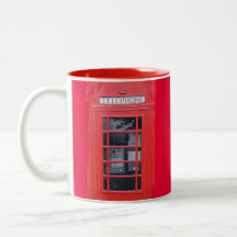 London Red Telephone Box Coffee Mugs