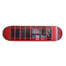 London Red Telephone Box Skateboard Decks