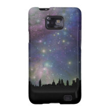 London skyline silhouette cityscape samsung galaxy SII cases
