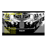 London taxi business card templates