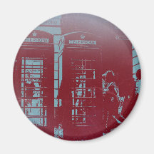 London Telephone Booth Refrigerator Magnets