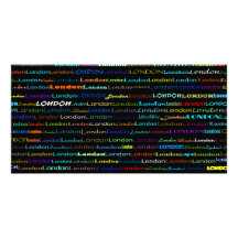 London Text Design I Photo Card