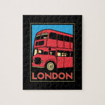 london westminster england art deco retro poster puzzle