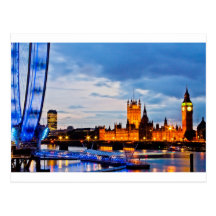 London Westminster Postcard