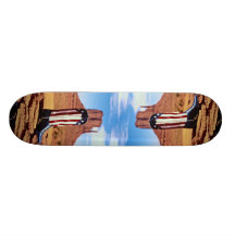 Lone cowboy boot, Monument Valley, Arizona, U.S.A. Skate Decks