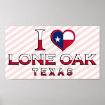 Lone Oak, Texas Print