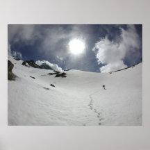 Lonely climber poster