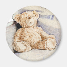 Lonely Teddy Magnet