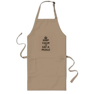 Long Apron - Keep Calm and Eat a Pickle