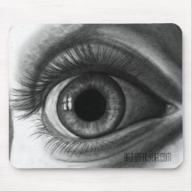 Long Eyelashes Mouse Pad