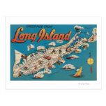 Long Island, New York - Greetings From Postcard