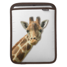 Long Necked Giraffe iPad Sleeve
