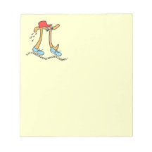 Long Running Pi - Funny Pi Guy Memo Note Pad