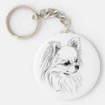Longcoat chihuahua keychains