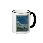 Longview, Washington Advertising Poster Mugs