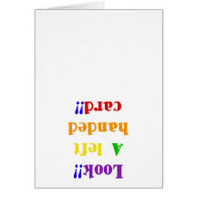 Look!! a Left Handed Card!!