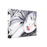 Look into my eyes gallery wrapped canvas