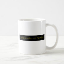 look mum, no hands! coffee mug