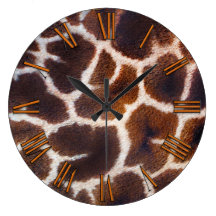 Look of Africa Giraffe Skin Effect Wall Clock