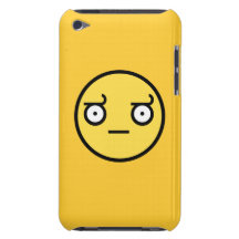 Look of Disapproval Smiley Face iPod Case-Mate Cases